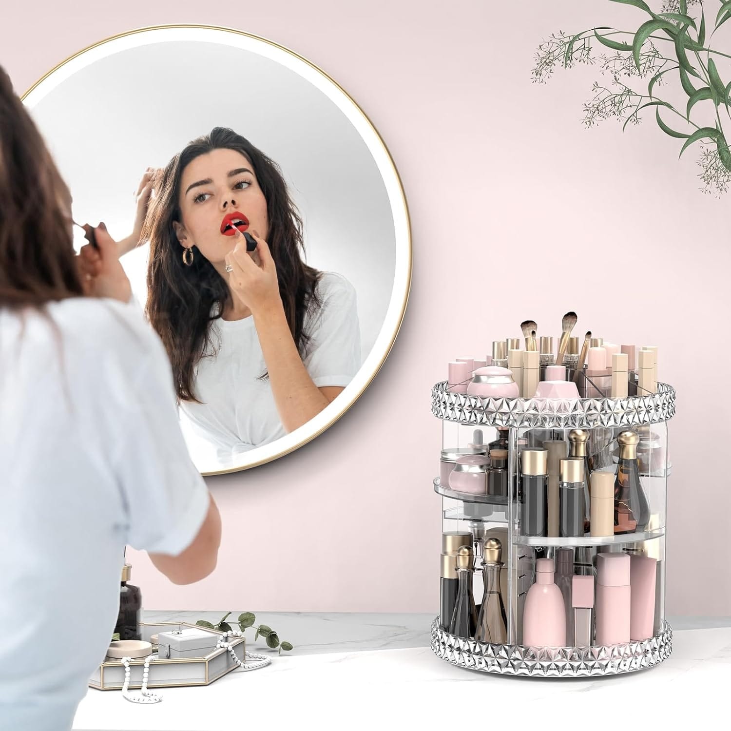 LuxeSpin 360° Beauty Organizer
